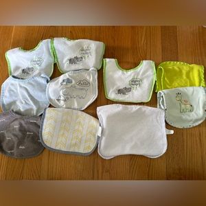 Burp cloth and bib bundle